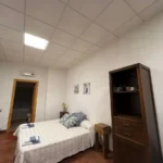 Cama de matrimonio en Noguera 4, apartamento rural en Villamiel totalmente equipado