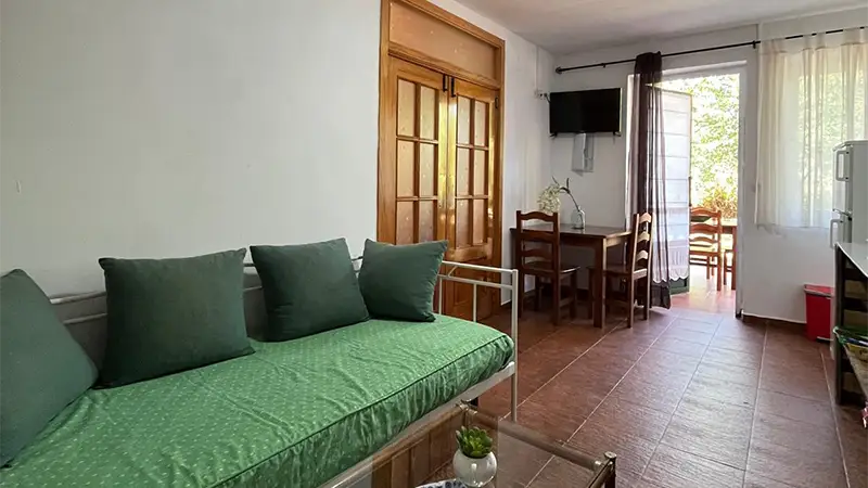 Vista de Noguera 6, apartamento rural en Villamiel totalmente equipado